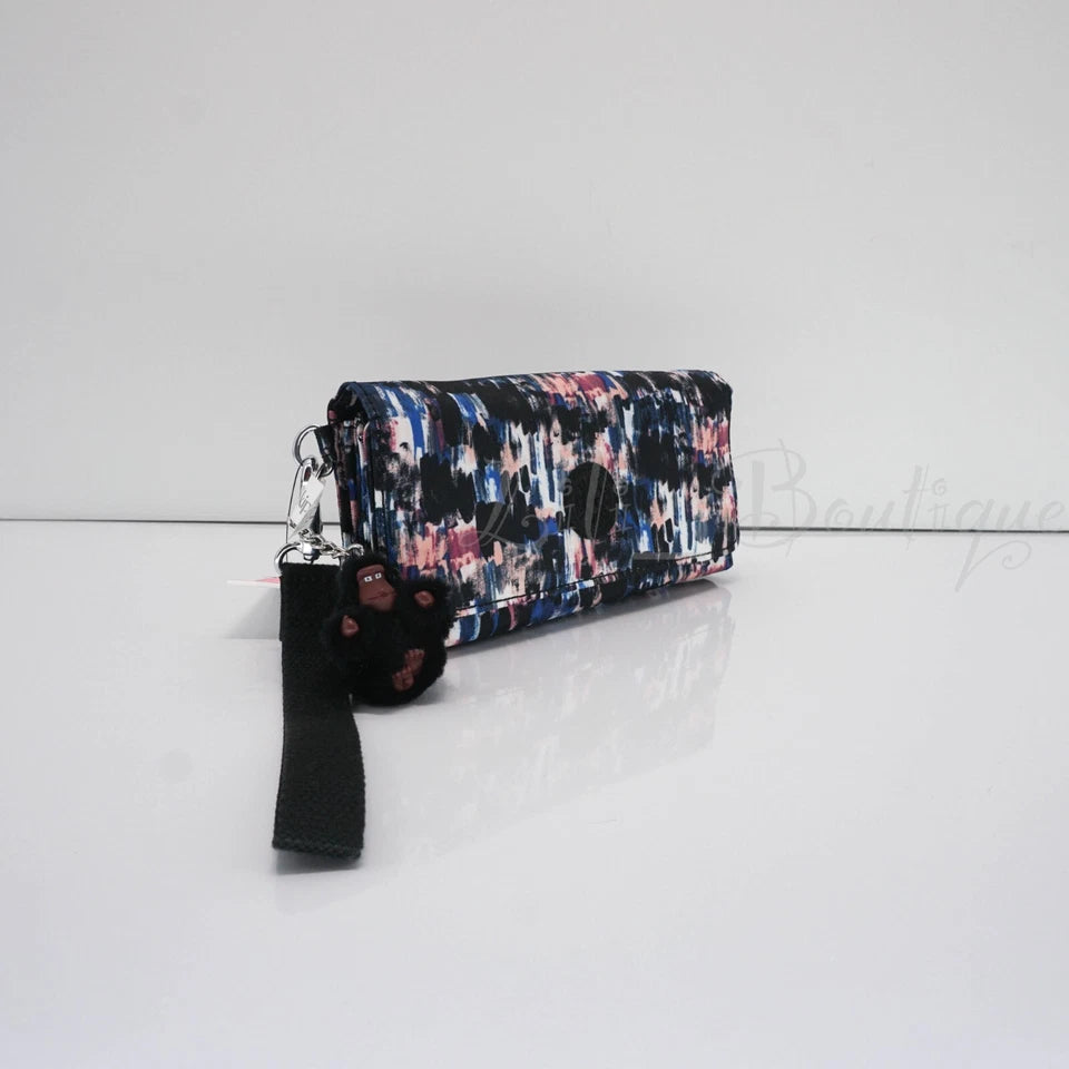 Billetera Larga a Presión Muñeca AC8152 Poliéster Pinceladas - La Tiendita de la Jose