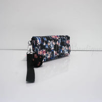 Billetera Larga a Presión Muñeca AC8152 Poliéster Pinceladas - La Tiendita de la Jose