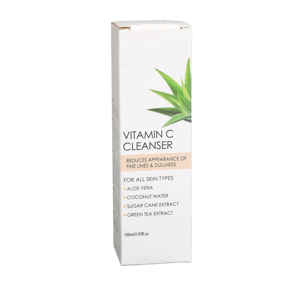 Limpiador facial con vitamina C, limpiador facial iluminador y de limpieza profunda - La Tiendita de la Jose