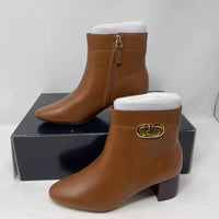 Botas al Tobillo Lauren Cuero bronceado - La Tiendita de la Jose