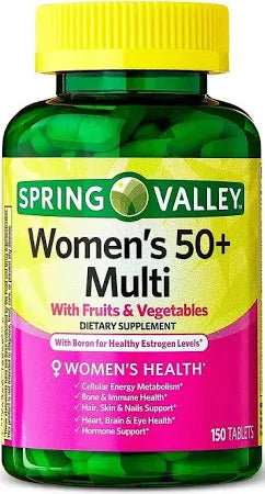 Spring Valley Multivitaminico Mujer 50+ Con 150 Tabletas