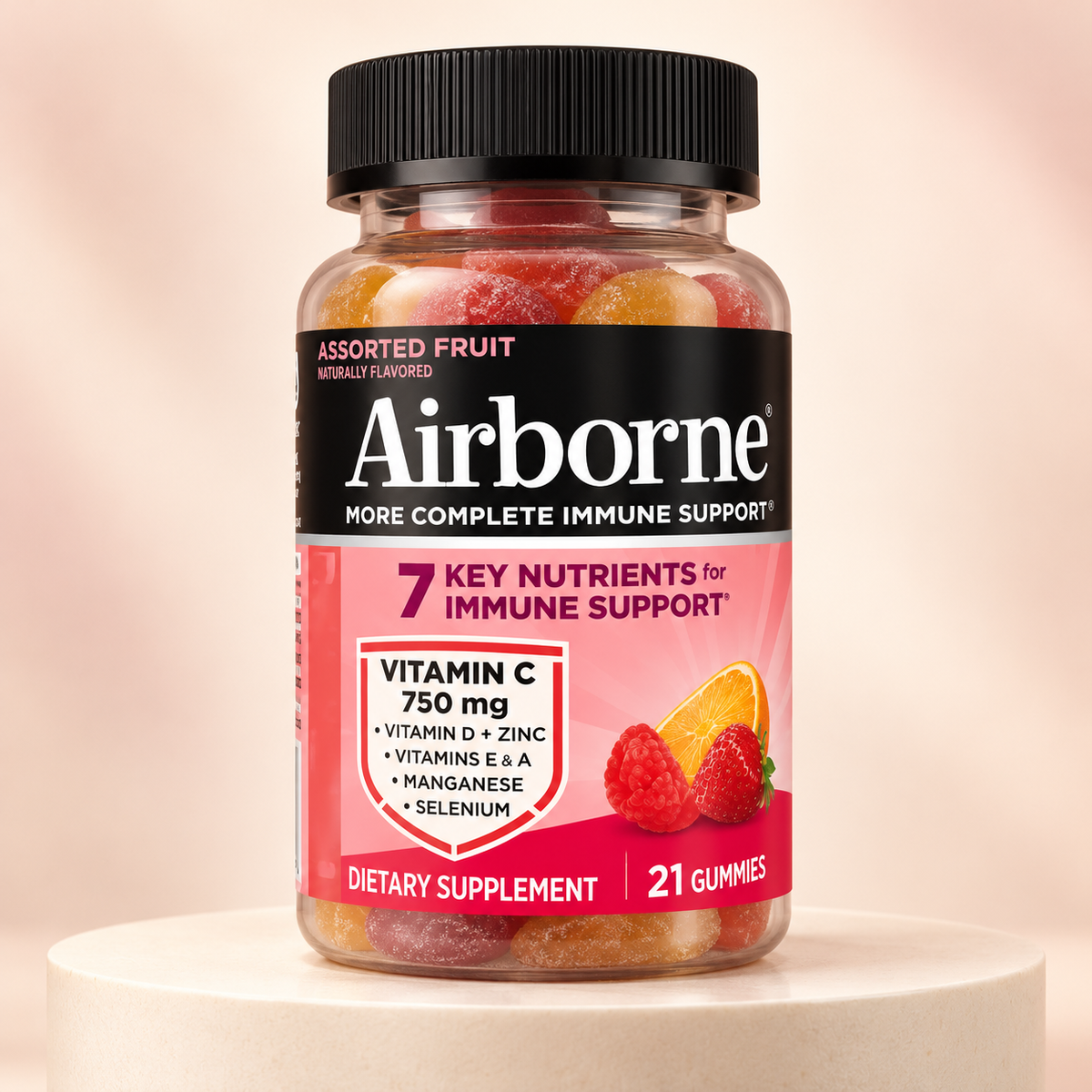 Airborne vitamina C, 21 gomitas
