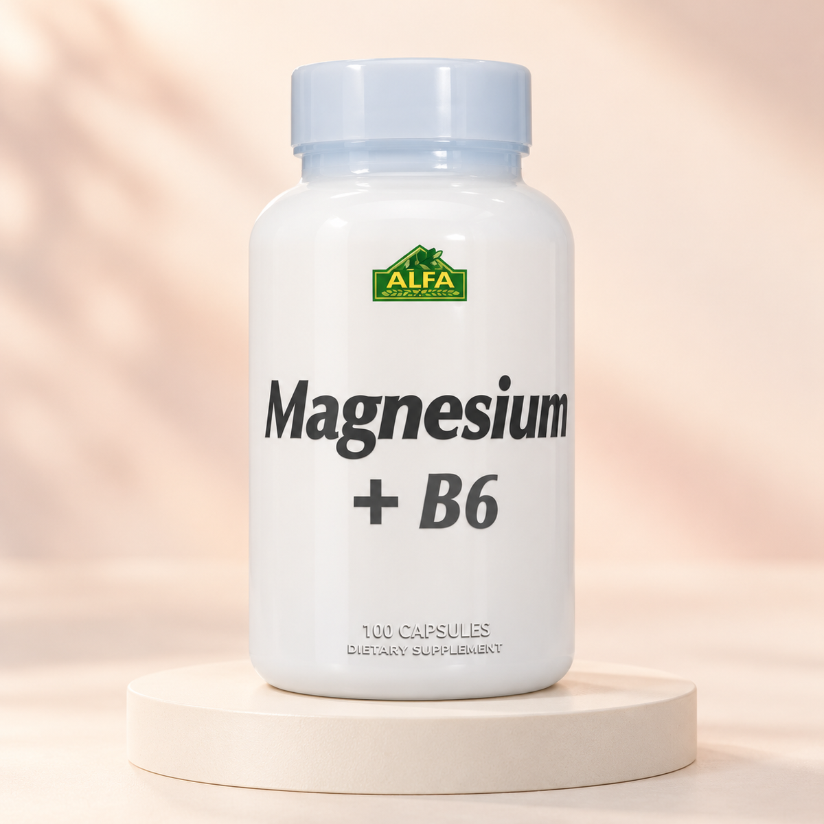ALFA Magnesium + B6, 100 cápsulas